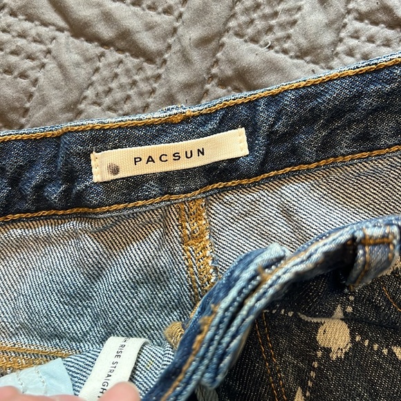 Pacsun : PB Bunny High Rise Denim Shorts - 26 - Picture 3 of 7